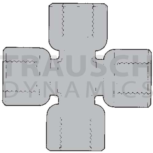 9097 ADAPTERS - FEMALE BSPP FIXED CROSS