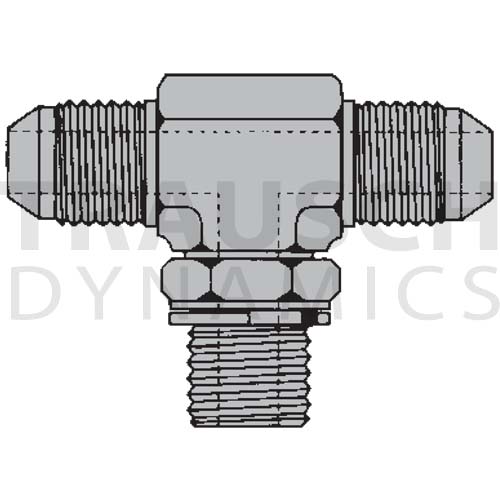 9159 ADAPTERS - MALE BSPP X MALE JIC BRANCH TEE