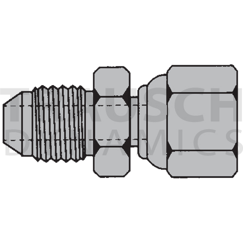 9022 ADAPTERS - MALE JIC X FEMALE METRIC SWIVEL