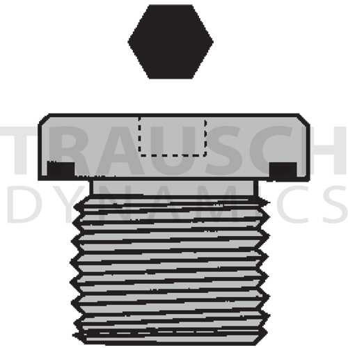 9029 ADAPTERS - METRIC COUNTERSUNK SEALED PLUG