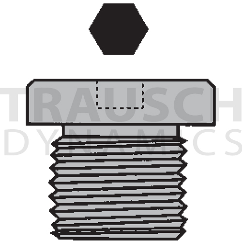 9029 ADAPTERS - METRIC COUNTERSUNK NO SEAL PLUG