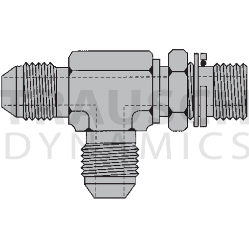 9168 ADAPTERS - MALE JIC X MALE METRIC RUN TEE