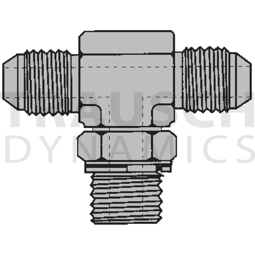 9169 ADAPTERS - MALE JIC X MALE METRIC BRANCH TEE