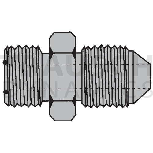 6237 ADAPTERS - MALE O-RING FACE SEAL X MALE KOMAT...