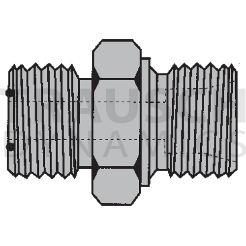 6247 ADAPTERS - MALE O-RING FACE SEAL X MALE KOBEL...