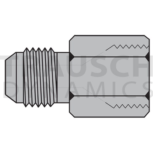 9230 ADAPTERS - MALE JIC X SOLID FEMALE KOMATSU