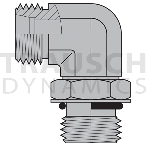 5077L ADAPTERS - MALE DIN X ADJUSTABLE MALE SAE O-...