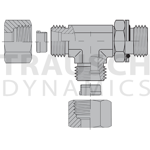 5158L ADAPTERS - MALE DIN X ADJUSTABLE MALE BSPP C...