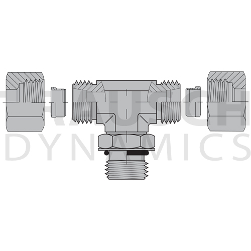 5179L ADAPTERS - MALE DIN X ADJUSTABLE MALE SAE O-...