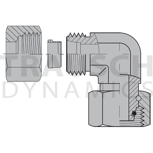 5360L ADAPTERS - MALE DIN X FEMALE DIN SWIVEL COMP...