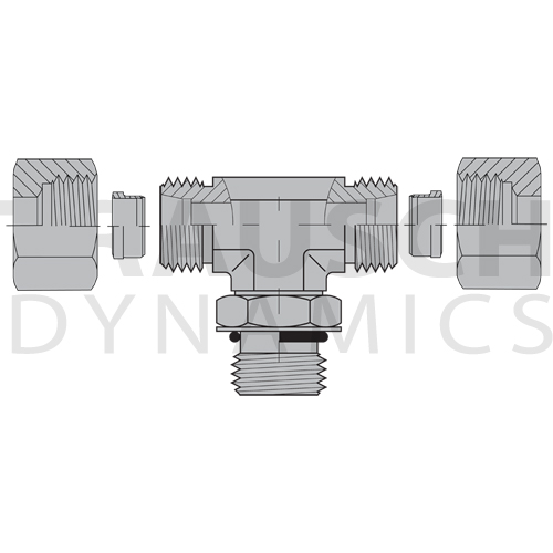 5179S ADAPTERS - MALE DIN X ADJUSTABLE MALE SAE O-...