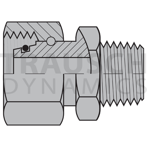 5307S ADAPTERS - FEMALE DIN X MALE PIPE