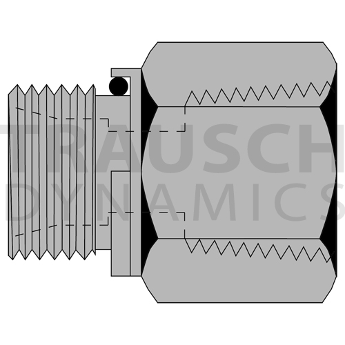 9636S ADAPTERS - MALE DIN SEALED X FEMALE PIPE