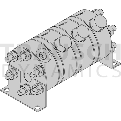 3-SECTION SLACK & PARR FLOW DIVIDERS/COMBINERS