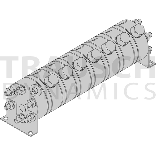 7-SECTION SLACK & PARR FLOW DIVIDERS/COMBINERS