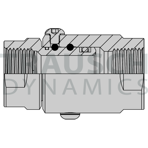 FEMALE PIPE (NPTF) X FEMALE PIPE (NPTF)