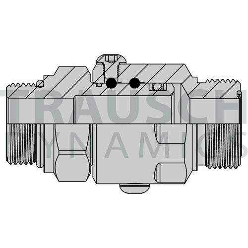 MALE O-RING BOSS (ORB) X MALE FACE SEAL