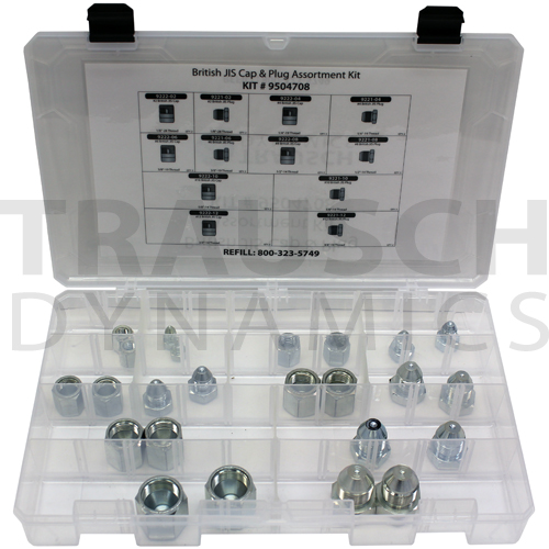 BRITISH JIS CAP & PLUG ASSORTMENT KIT