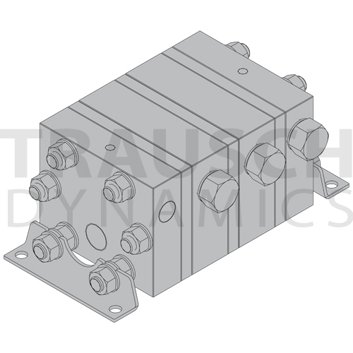 3-SECTION SLACK & PARR FLOW DIVIDERS/COMBINERS